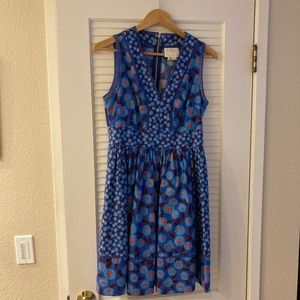 Kate Spade Floral Midi Fit and Flare Dress, 10